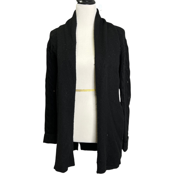 Ralph Lauren Sweaters - Ralph Lauren Women Cardigan Sweater Open Front Black Label  100% Cashmere Knit S